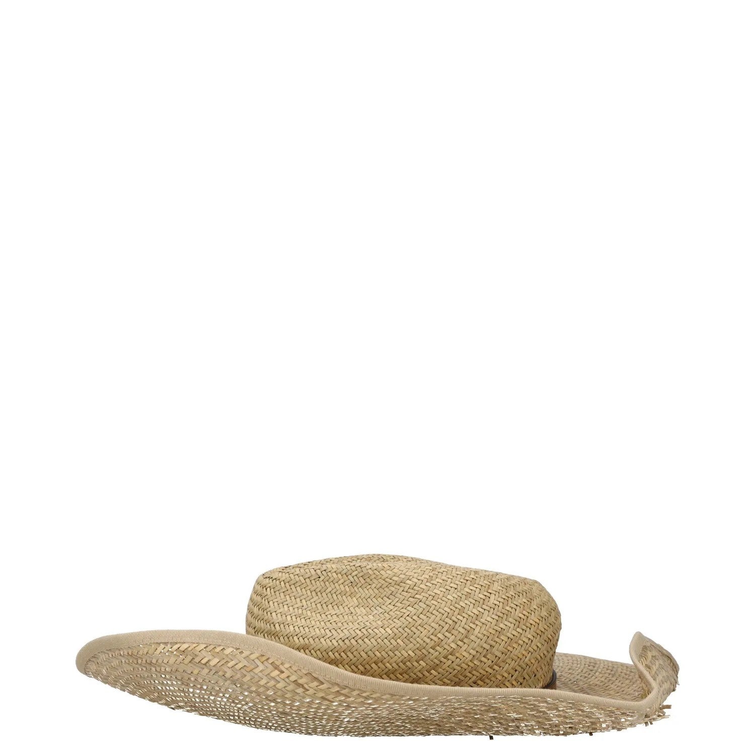 GUCCI Womens Straw Mora Hat  Fedora Beige Neutrals Buckle Size M RRP 435 — View 3