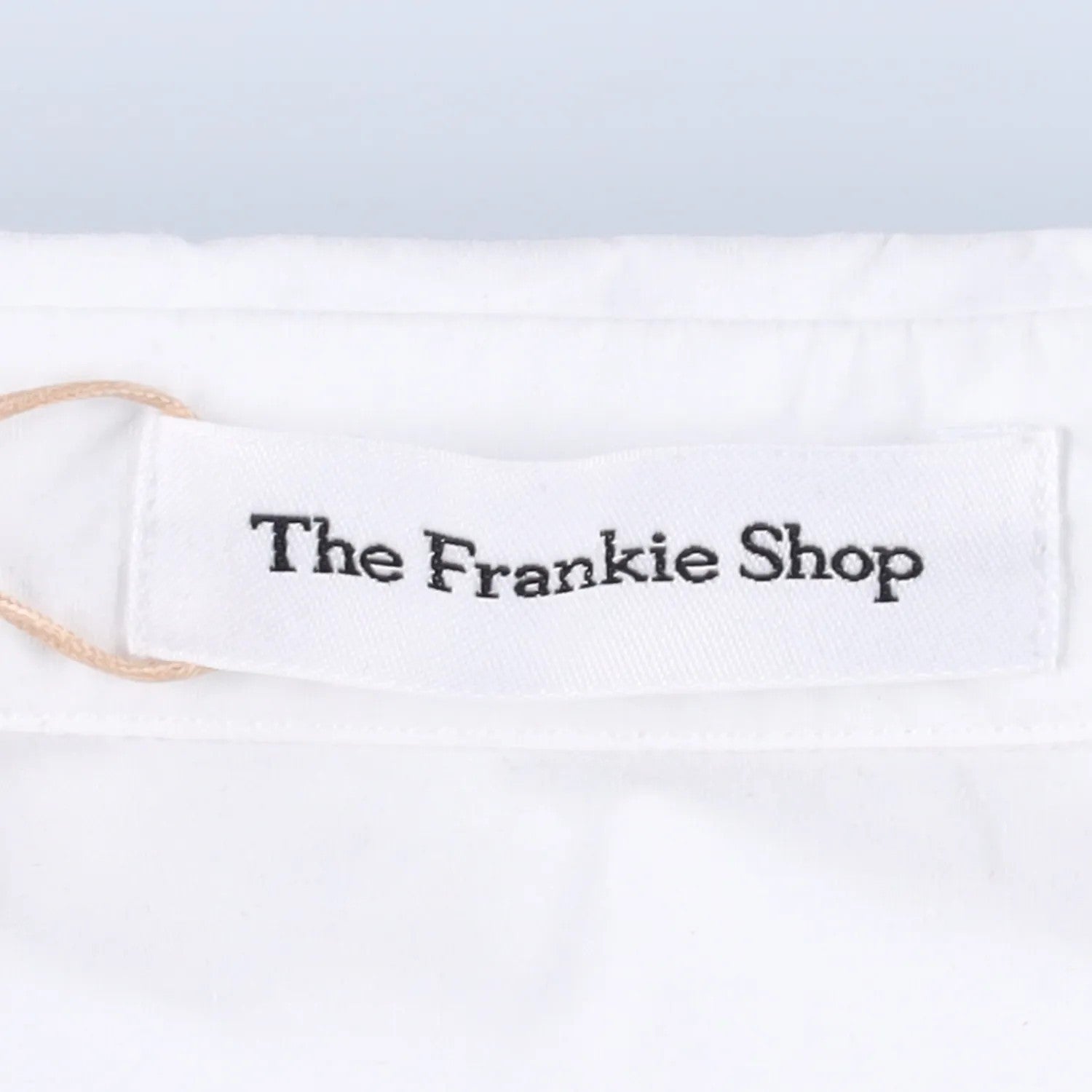FRANKIE SHOP Women Lui Organic Cotton Button Up Long Sleeve Shirt White L RRP130 — View 8