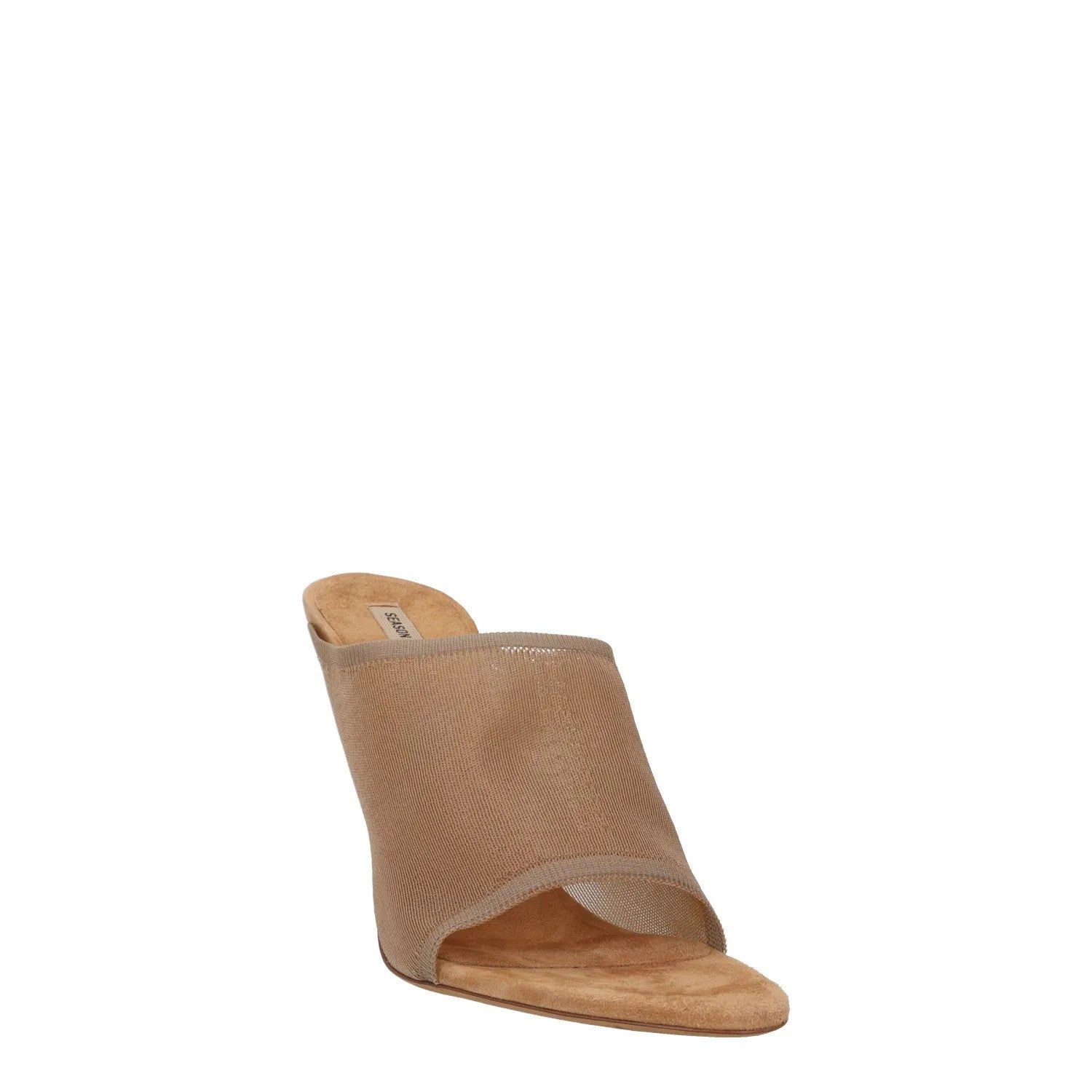 YEEZY SEASON 6 Slip On Stiletto Mules Brown Synthetic Open Toe UK 6 RRP 560 — View 2