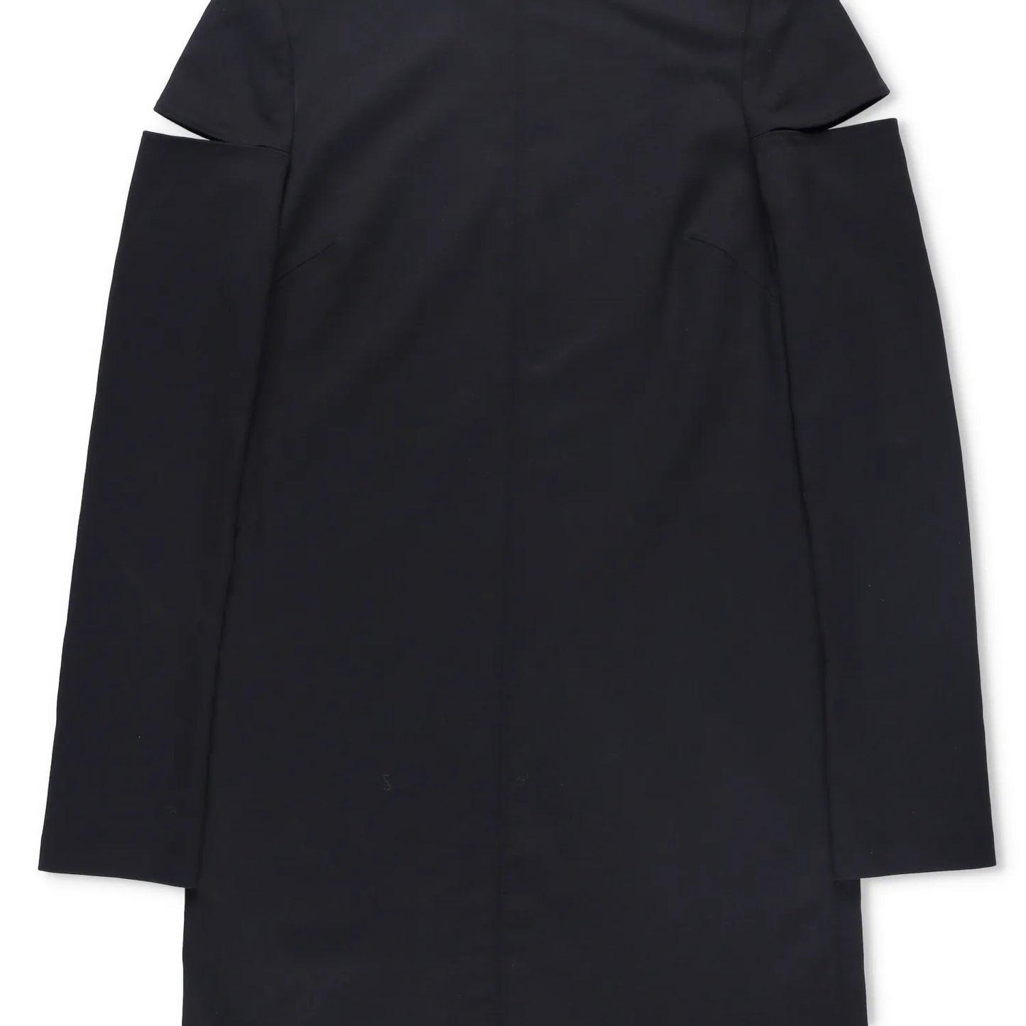 HELMUT LANG Womens Dress Black Long Sleeve High Neck Cold Shoulder Size 8 RRP500 — View 3
