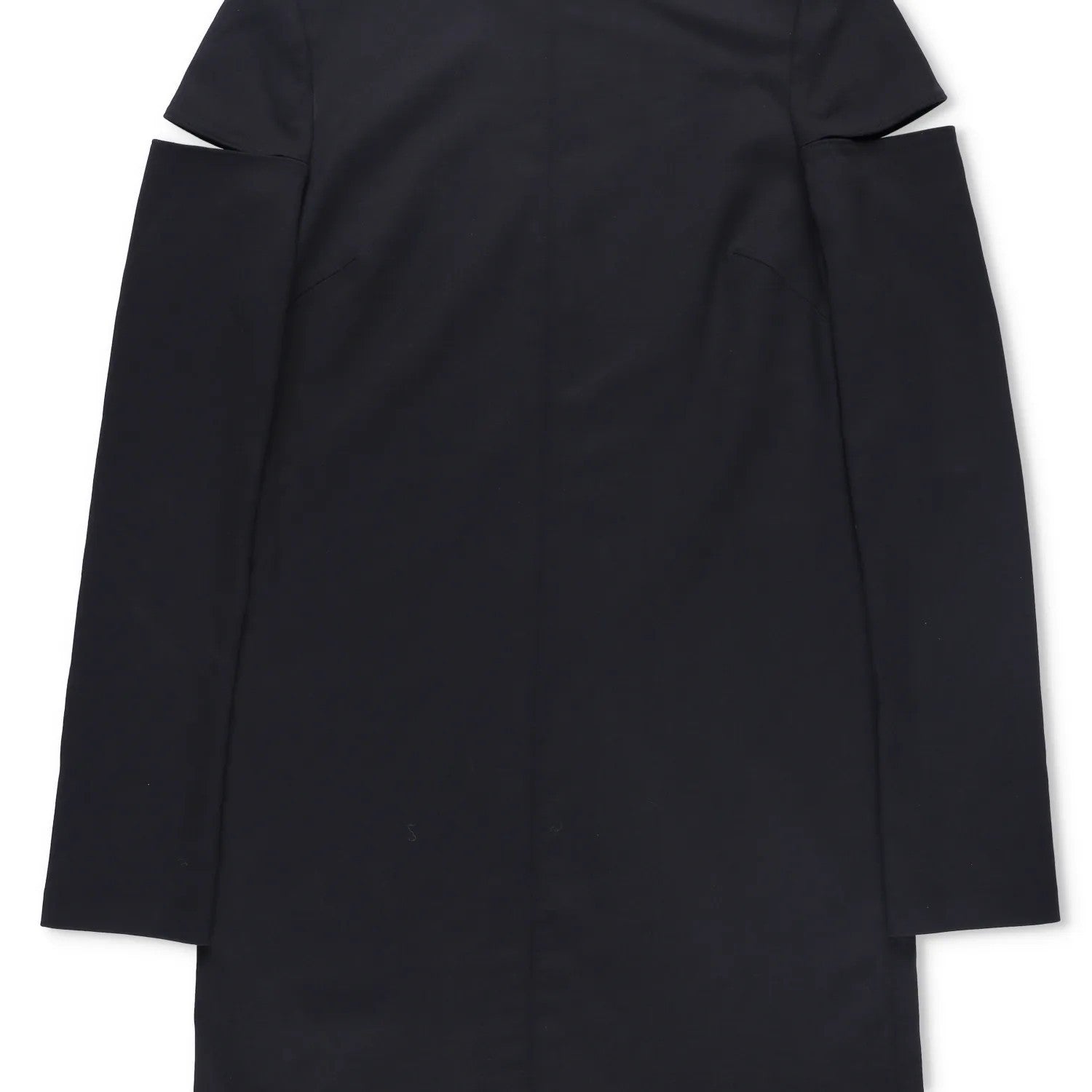HELMUT LANG Womens Dress Black Long Sleeve High Neck Cold Shoulder Size 8 RRP500 — View 3
