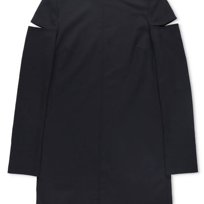 HELMUT LANG Womens Dress Black Long Sleeve High Neck Cold Shoulder Size 8 RRP500 — View 3