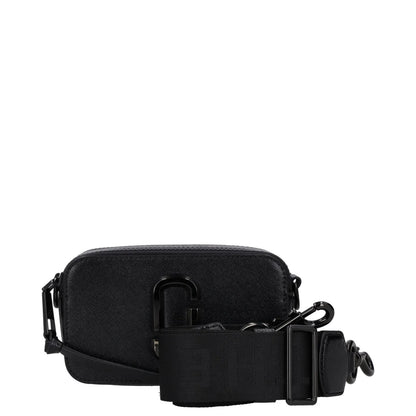 MARC JACOBS Womens Crossbody Handbag Black Leather Zip Closure M RRP 350 — View 9