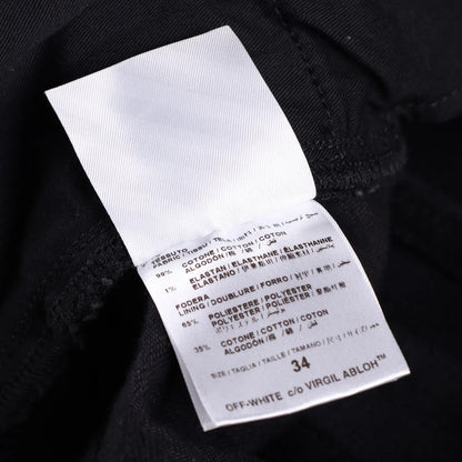 Off-White Mens Jeans Cotton Blend Straight Leg Black Denim Dark Size 34 RRP 450 — View 9