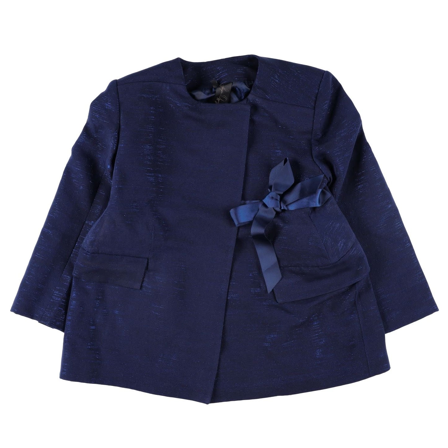 Papa Oppong Womens Shika Petiole Kente Blazer Jacket Blue Size M RRP 2065