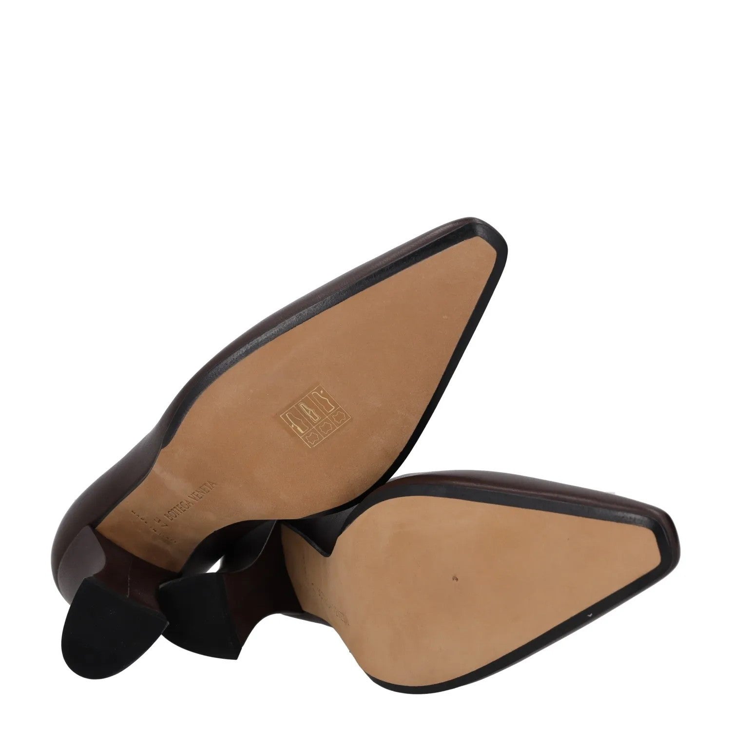BOTTEGA VENETA Womens Mid Heel Comfort Slip On  Brown Leather Formal UK 4 RRP620 — View 8
