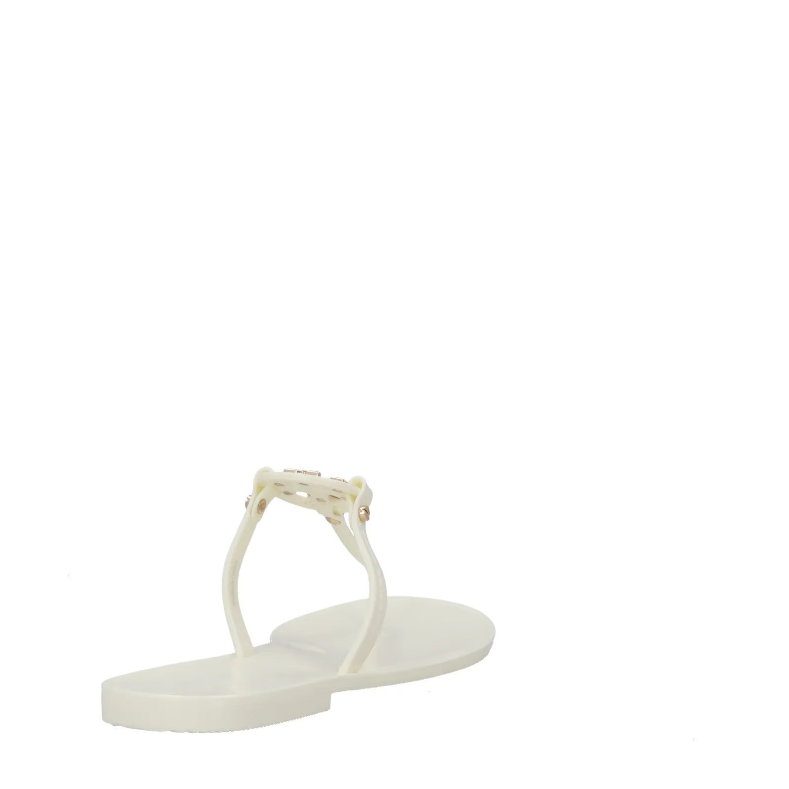 TORY BURCH Womens Mini Miller White Thong Sandal Studded Slip On US 7 RRP 95 — View 6