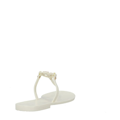 TORY BURCH Womens Mini Miller White Thong Sandal Studded Slip On US 7 RRP 95 — View 6