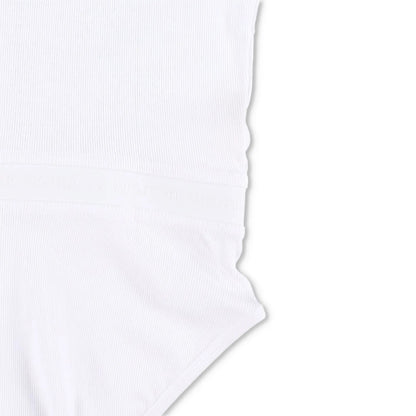 MARINE SERRE Womens Organic Cotton Bodysuit One-Piece White Size M RRP 260 — View 7