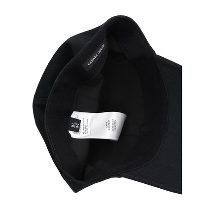 CANADA GOOSE Mens Tonal Cap Baseball Hat Black Front CG Logo Size M RRP 250 — View 9
