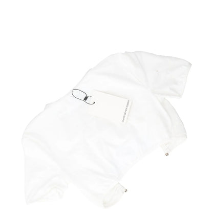 CHRISTOPHER ESBER Womens U Prong Bikini Top Short Sleeve Crew White UK 6 RRP 150 — View 5