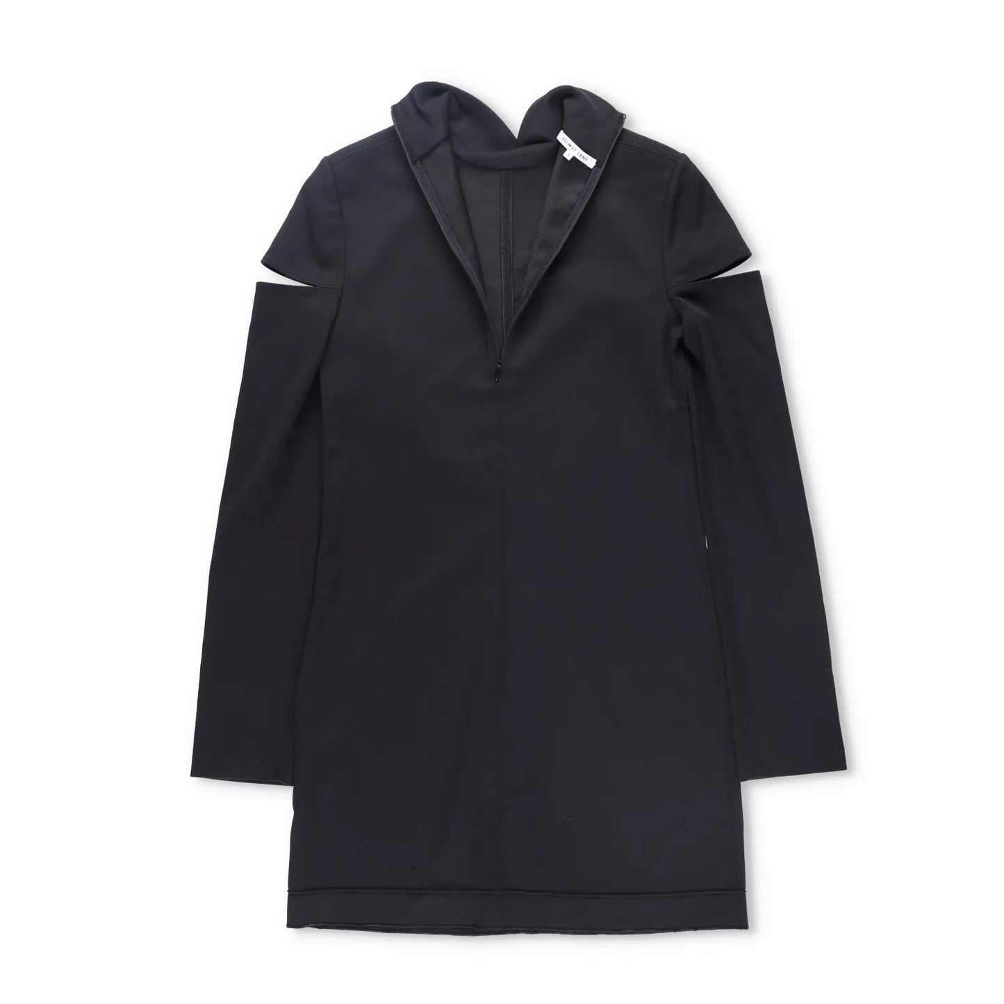 HELMUT LANG Womens Dress Black Long Sleeve High Neck Cold Shoulder Size 8 RRP500 — View 9