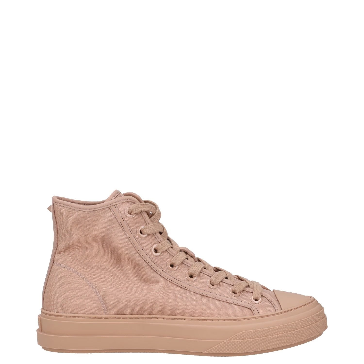 VALENTINO Womens Trainers Pink Synthetic High Top Lace Up UK 7 RRP 600